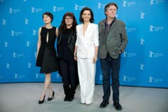 Rinko Kikuchi, Isabel Coixet, Juliette Binoche und Gabriel Byrn (von links). (Bild: Keystone)