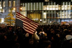 US Presidential Election Protest (Bild: Keystone)