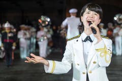 «Japan Maritime Self-Defence Force Band» aus Tokyo. (Bild: Keystone / Patrick Staub)