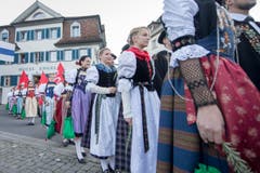 Impressionen von der Älperchilbi in Stans. (Bild: Urs Flüeler / Keystone)
