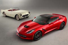 Chevrolet Corvette: Neben dem Coupé zeigt Chevrolet in Genf erstmals auch das Cabriolet der siebten Corvette-Generation. (Bild: PD)