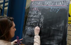 In London konnte auf mögliche Namen gewettet werden. (Bild: Tim Ireland)