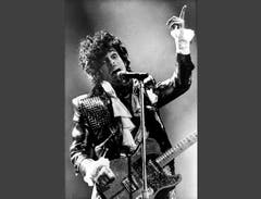 Der Sänger im Januar 1985 bei einem Konzert in Ohio. (Bild: Keystone)