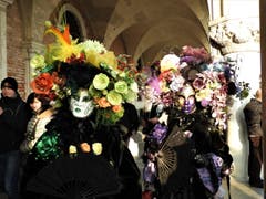 Solche Schönheiten trifft man wirklich nur in Venedig an ! (Bild: Margrith Imhof-Röthlin)