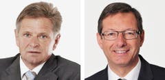 URI - Isidor Baumann (bisher), CVP, links und Josef Dittli (neu), FDP. (Bild: Keystone / Handout)