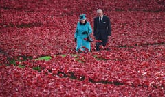 Die Queen Elizabeth II und ihr Mann, Prinz Philip, der Herzog von Edinburgh, im Oktober 2014. (Bild: Keystone)