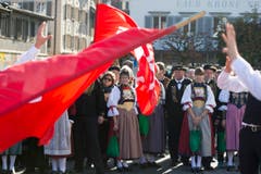 Impressionen von der Älperchilbi in Stans. (Bild: Urs Flüeler / Keystone)