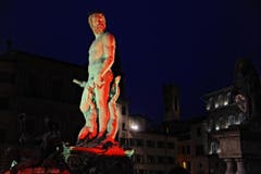 … der Neptunbrunnen in Florenz, … (Bild: EPA / MAURIZIO DEGL' INNOCENTI)