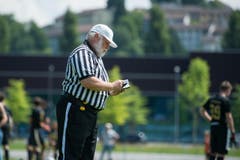 Weitere Impressionen vom Flag Football bei der Militär kaserne in Luzern. (Bild: Dominik Wunderli (LZ))