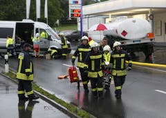 Gemeinsame Rettungsübung der Schwyzer Einsatzkräfte in Ibach. (Bild: Geri Holdener, Bote der Urschweiz)