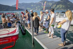 Andrang auf die Boote. (Bild: André A. Niederberger / Neue NZ)