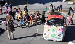 Fasnacht im Melchtal. (Bild: Romano Cuonz)