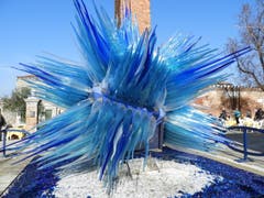 Ein wunderschönes Produkt aus "Murano-Glas". Aufgenommen auf der Insel Murano in der Nähe von Venedig. (Bild: Margrith Imhof-Röthlin)