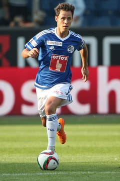 Luzerns Clemens Fandrich im Super League Spiel zwischen dem FC Luzern. (Bild: Philipp Schmidli)