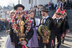 Impressionen von der Älperchilbi in Stans. (Bild: Urs Flüeler / Keystone)