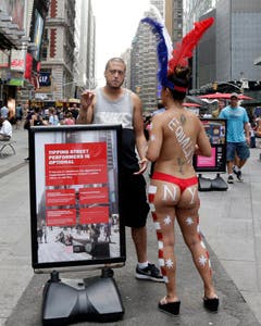 The Naked Ladies of Times Square (Bild: Keystone)