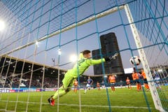 Luzern scheitert an Lausanne Sports Kevin Martin. (Bild: Philipp Schmidli / Luzerner Zeitung)