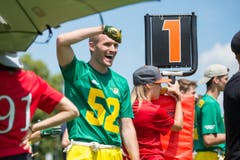 Die Pikes machten nun Luzern erstmals zum Zentrum der Schweizer Flag-Football-Welt. (Bild: Dominik Wunderli (LZ))