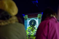 MORAT, FESTIVAL DES LUMIERES, LAC DE MORAT, MURTEN, (Bild: Keystone / Cyril Zingaro)