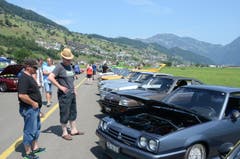 Manta-Treffen in Ennetbürgen am 8. August 2015. (Bild: Martin Uebelhart / Neue NZ)
