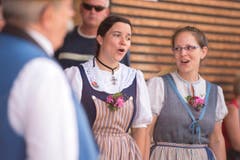 Eine Jodertruppe sorgte für die musikalische Unterhaltung. (Bild: Maria Schmid)