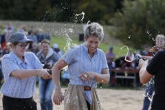 Sonia Kälin stand schon vor dem letzten Sonntag als Gesamtsiegerin fest. (Bild: Keystone)
