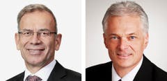 SCHAFFHAUSEN - Hannes Germann (bisher), SVP, links und Thomas Minder (bisher), Parteilos (Bild: STR)