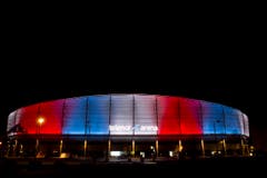 Die Telenor Arena in Baerum (Norwegen). (Bild: EPA/TORSTEIN BOE)