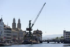 Platz 3: Hafenkran Zürich. (Bild: Keystone)