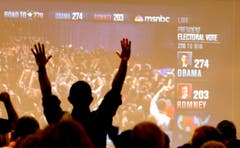 Auch in Arizona feiern die Demokraten den Sieg von Barack Obama. (Bild: Keystone)