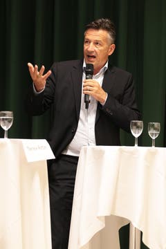 und Hans Wicki. (Bild: Roger Zbinden / Neue NZ)