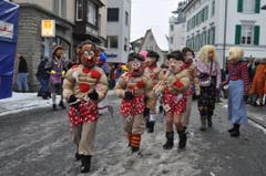 Am SchmuDo gehören die Einsiedler Strassen den Fasnächtlern. (Bild: René Hensler, maeuderball.ch)