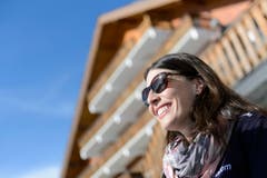 Mit einem lachenden und einem weinenden Auge verlässt Dominique Gisin die Ski-Bühne. (Bild: JEAN-CHRISTOPHE BOTT)