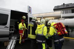 Gemeinsame Rettungsübung der Schwyzer Einsatzkräfte in Ibach. (Bild: Geri Holdener, Bote der Urschweiz)
