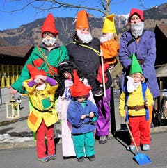 Fasnacht im Melchtal. (Bild: Romano Cuonz)