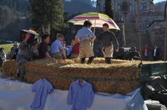 Mit den kleinen Schwingern wurde die Tradition hochgehalten. (Bild: Birgit Scheidegger (OZ))