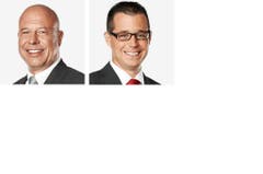 TESSIN (2/2) - (obere Reihe von links) Fabio Regazzi (bisher), CVP; Marco Romano (bisher), CVP. (Bild: Keystone / Handout)
