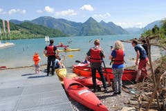 Einweihung Wassersportzentrum Buochs am 10. Mai 2015. Impressionen vom Eröffnungsfest. (Bild: Rosmarie Berlinger)
