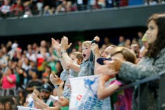 Grosser Jubel in der Arena bei einem Treffer der Schweiz. (Bild: Stefan Kaiser (Neue ZZ))