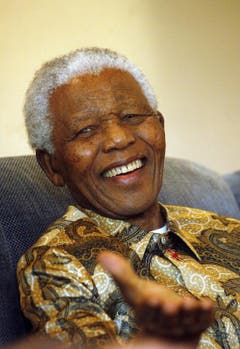 Nelson Mandela in Johannesburg im März 2007. (Bild: Keystone)
