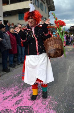 Mid de Tobelhäxä am Jodlerfäscht ... (Bild: Romano Cuonz (Neue NZ))