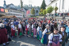 Impressionen von der Älperchilbi in Stans. (Bild: Urs Flüeler / Keystone)