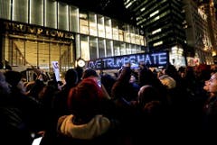 US Presidential Election Protest (Bild: Keystone)