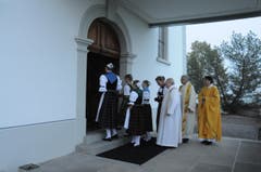 Einzug in die Kirche. (Bild: Philipp Unterschütz)