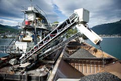 Der Lastnauen ist auf den Transport der unterschiedlichen Endprodukte ausgelegt. (Bild: Corinne Glanzmann / Neue NZ)
