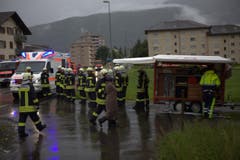 Gemeinsame Rettungsübung der Schwyzer Einsatzkräfte in Ibach. (Bild: Geri Holdener, Bote der Urschweiz)