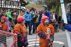 Impressionen von der Kinderfasnacht Sachseln 2016. (Bild: Marion Wannemacher)