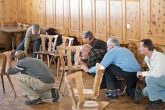 Casting zum Winnetour Freilichtspiel im Restaurant Wasserfall in Engelberg. (Bild: Pius Amrein (LZ))