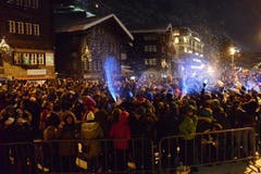 Silvester in Zermatt (Bild: Keystone)