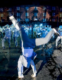 «Conscript Band of the Finnish Defence Forces» (Bild: Keystone / Patrick Staub)